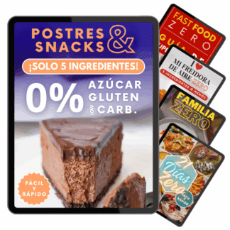 Postres & Snacks Zero con 5 ingredientes | 7x PACK