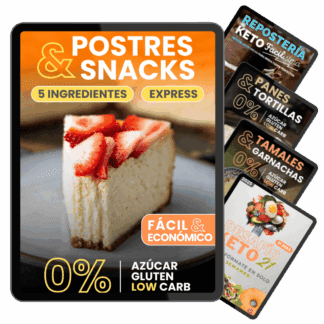 Postres & Snacks Zero 5 Ingredientes 2025 6x PACK
